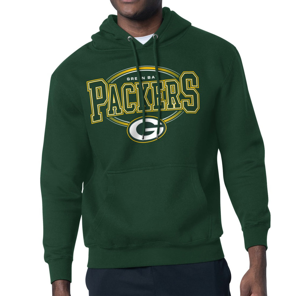 Green Bay Packers  Starter Team Track Graphic Pullover Hoodie