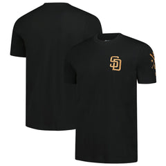 San Diego Padres New Era Bronze Logo with Cross Bats Established T-Shirt | MLB Sale