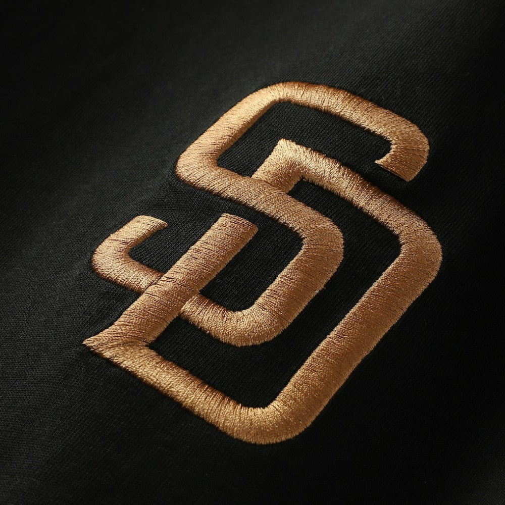 San Diego Padres New Era Bronze Logo with Cross Bats Established T-Shirt | MLB Sale