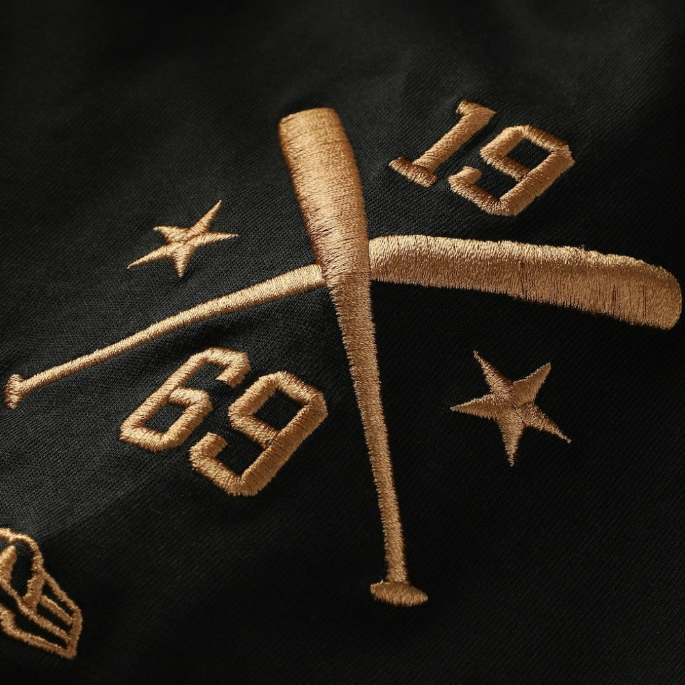 San Diego Padres New Era Bronze Logo with Cross Bats Established T-Shirt | MLB Sale