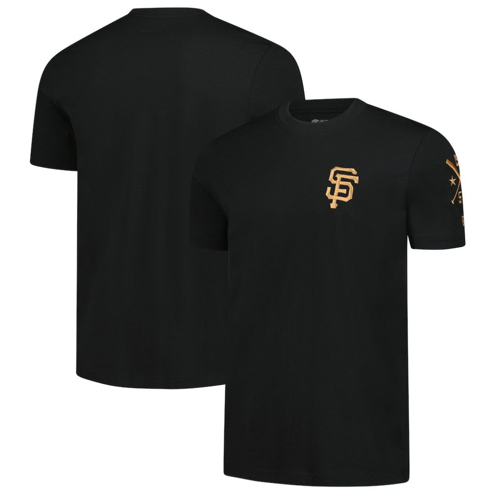 San Francisco Giants New Era Bronze Logo with Cross Bats Established T-Shirt | MLB Near me