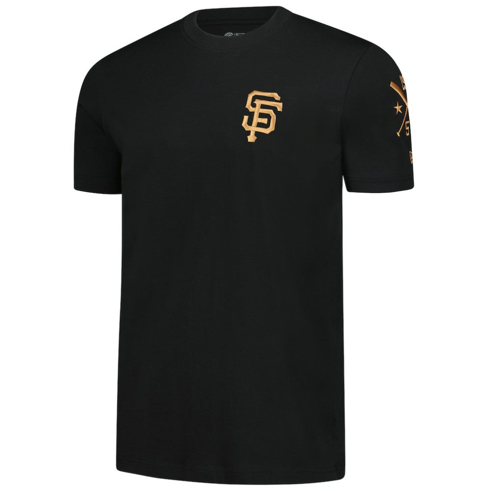 San Francisco Giants New Era Bronze Logo with Cross Bats Established T-Shirt | MLB Near me