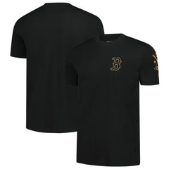 Boston Red Sox New Era Bronze Logo with Cross Bats Established T-Shirt | MLB Near me