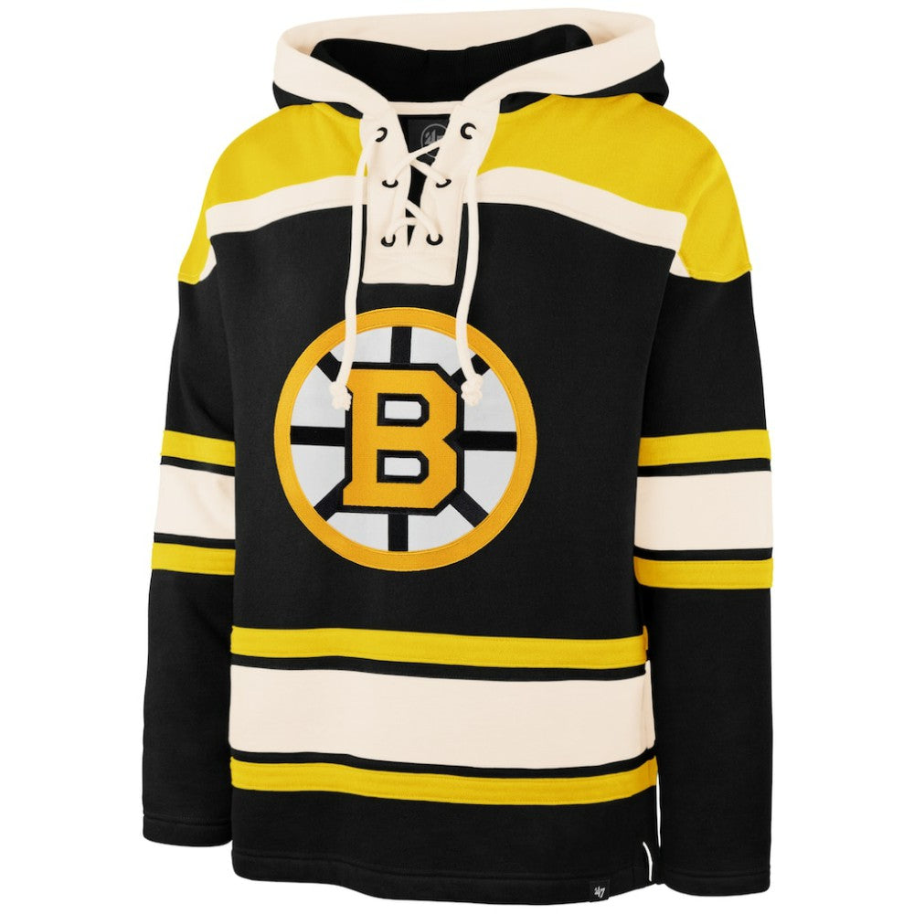 David Pastrnak Boston Bruins '47 Player Name & Number Lacer Hoodie Online