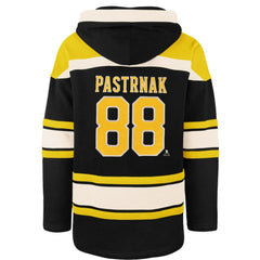 David Pastrnak Boston Bruins '47 Player Name & Number Lacer Hoodie Online