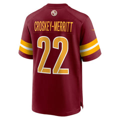 Washington Commanders Nike Jacory Croskey-Merritt  Team Game Jersey