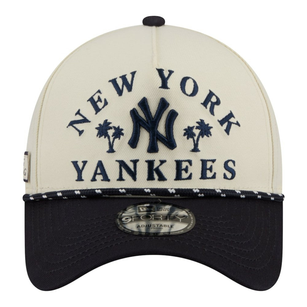 New York Yankees New Era 2026 Spring Training Fan Pack Rope A-Frame 9FORTY Adjustable Hat | MLB Discount