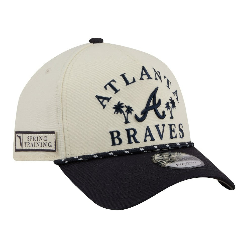 Atlanta Braves New Era 2026 Spring Training Fan Pack Rope A-Frame 9FORTY Adjustable Hat | MLB Shop