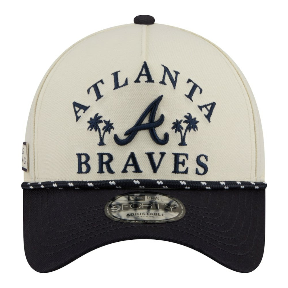 Atlanta Braves New Era 2026 Spring Training Fan Pack Rope A-Frame 9FORTY Adjustable Hat | MLB Shop