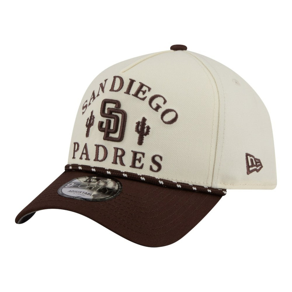 San Diego Padres New Era 2026 Spring Training Fan Pack Rope A-Frame 9FORTY Adjustable Hat | MLB New