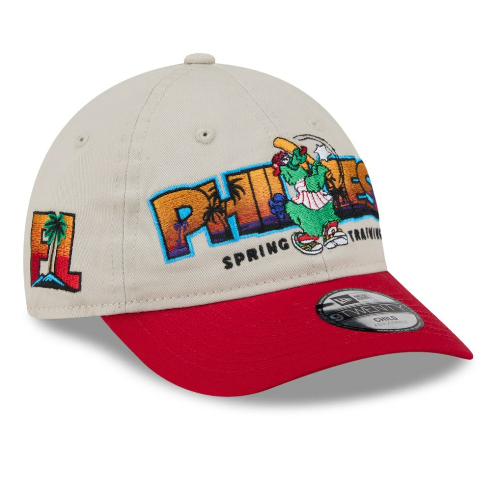 Philadelphia Phillies New Era Youth 2026 Spring Training Fan Pack Batter 9TWENTY Adjustable Hat | MLB On Sale