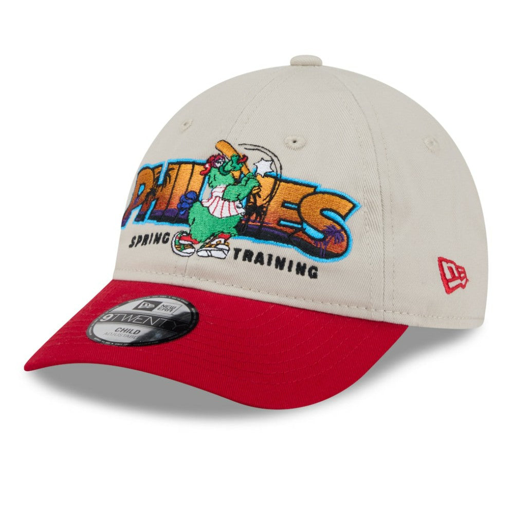 Philadelphia Phillies New Era Youth 2026 Spring Training Fan Pack Batter 9TWENTY Adjustable Hat | MLB On Sale