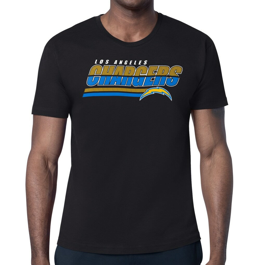 Los Angeles Chargers  Starter Logo Push Graphic T-Shirt