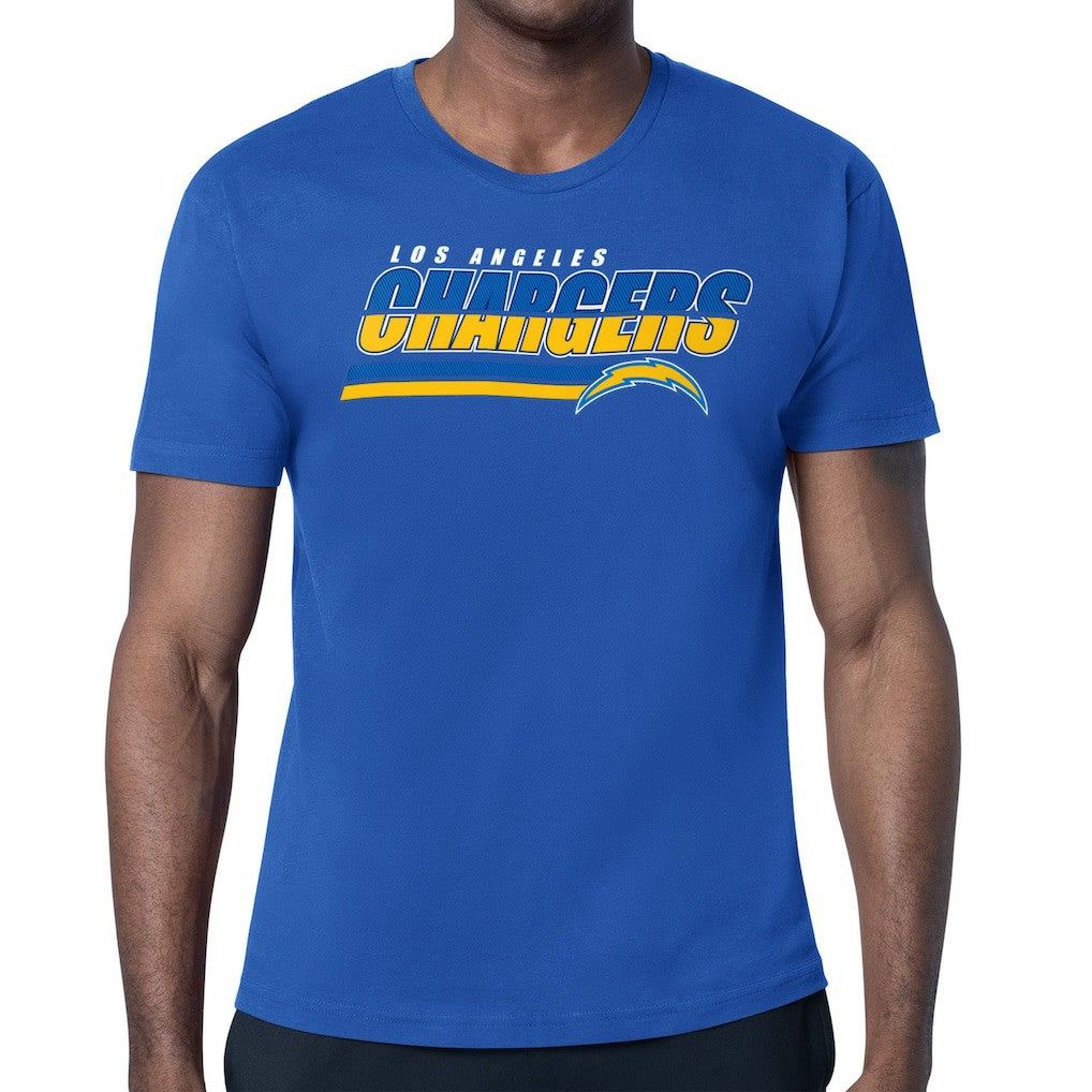 Los Angeles Chargers  Starter Logo Push Graphic T-Shirt