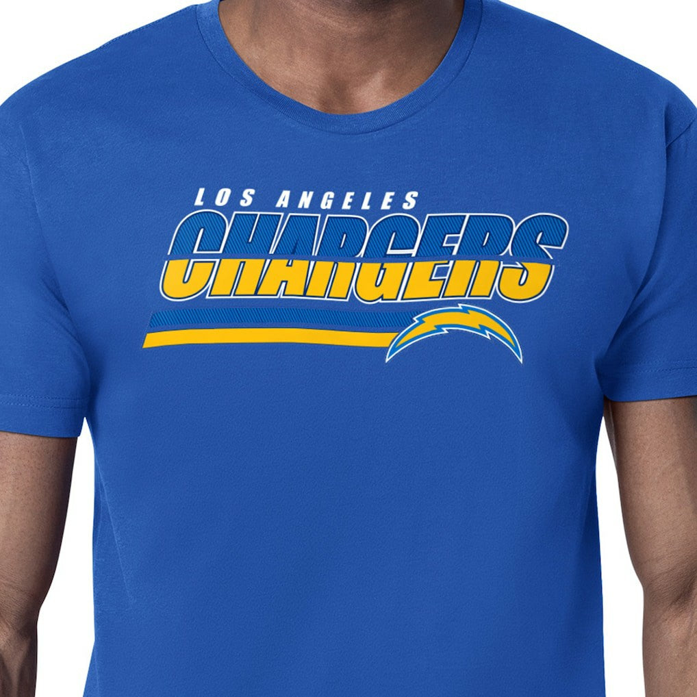Los Angeles Chargers  Starter Logo Push Graphic T-Shirt