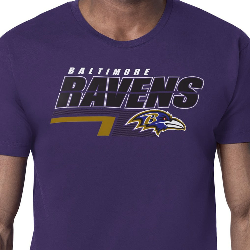 Baltimore Ravens  Starter Logo Push Graphic T-Shirt