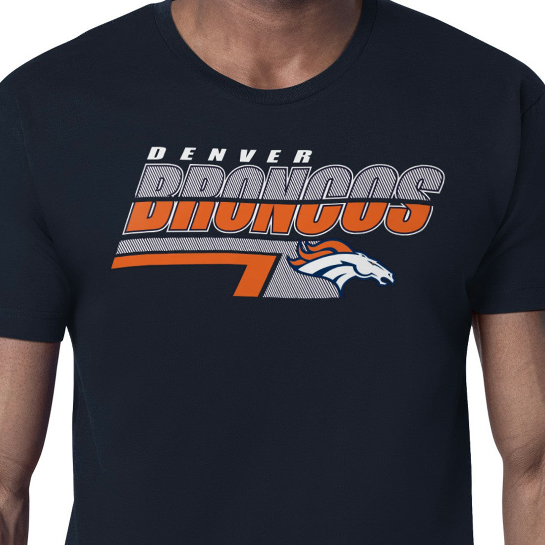 Denver Broncos  Starter Logo Push Graphic T-Shirt
