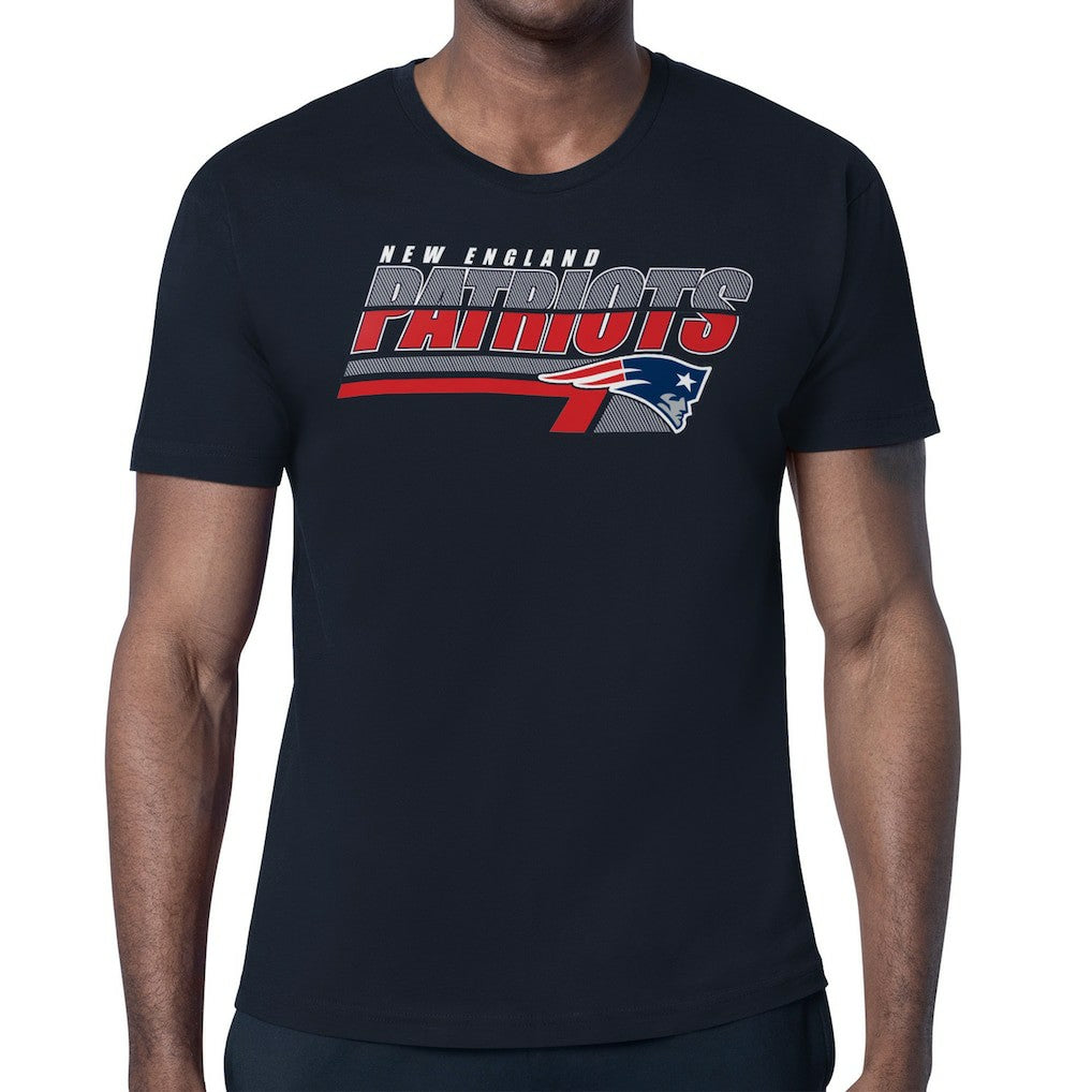 New England Patriots  Starter Logo Push Graphic T-Shirt