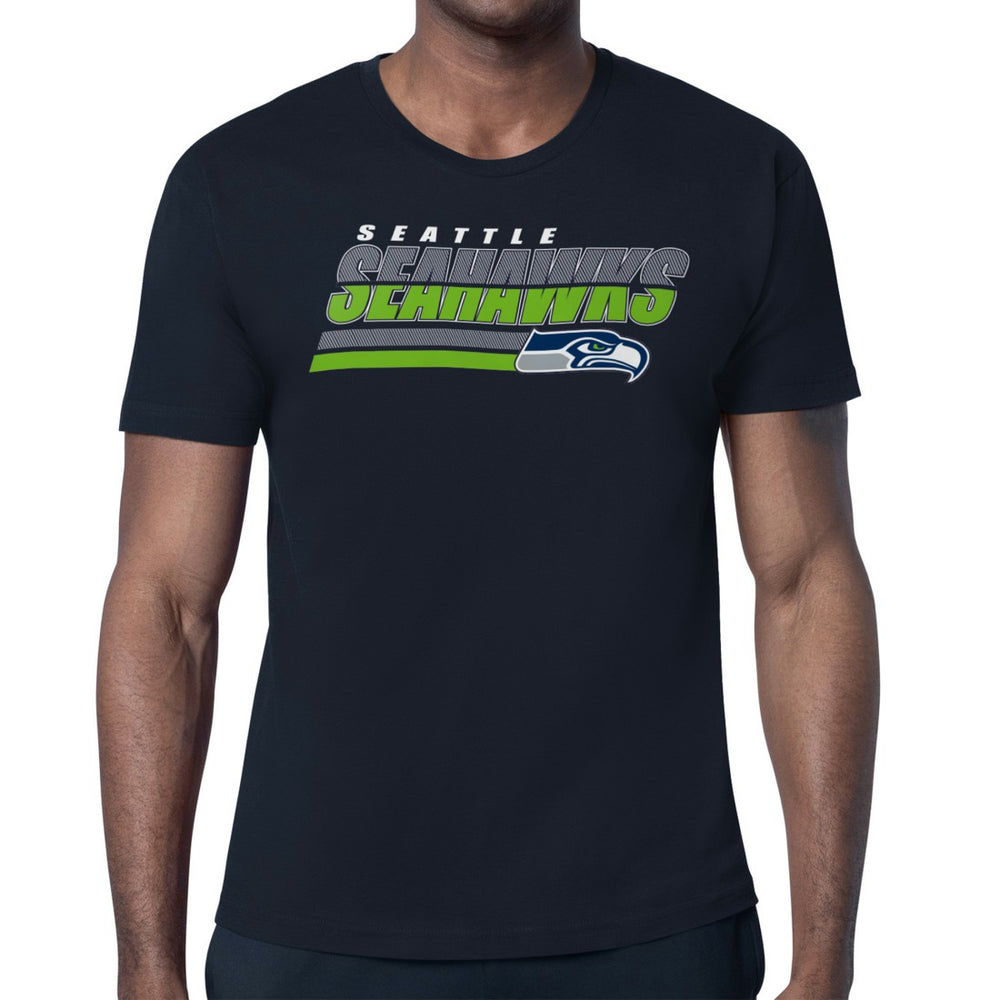 Seattle Seahawks  Starter Logo Push Graphic T-Shirt