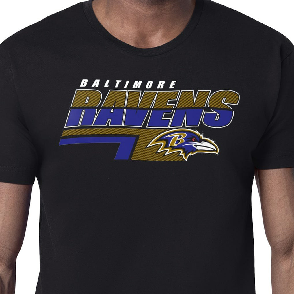Baltimore Ravens  Starter Logo Push Graphic T-Shirt