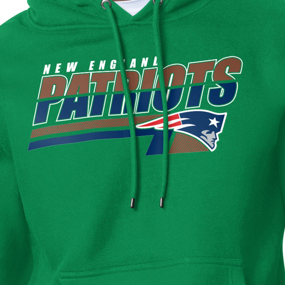 New England Patriots  Starter Logo Push Graphic Hoodie