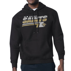 New Orleans Saints  Starter Logo Push Graphic Hoodie