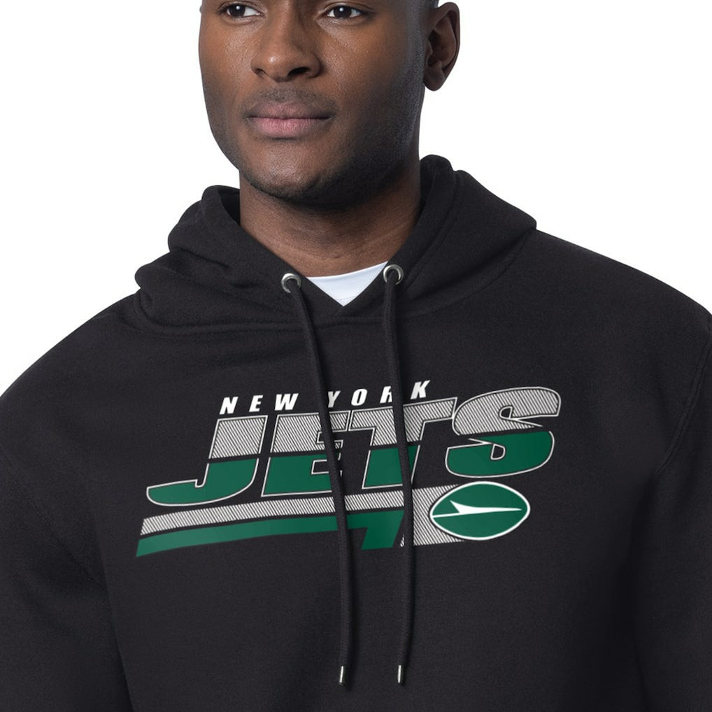 New York Jets  Starter Logo Push Graphic Hoodie