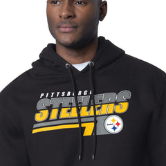 Pittsburgh Steelers  Starter Logo Push Graphic Hoodie