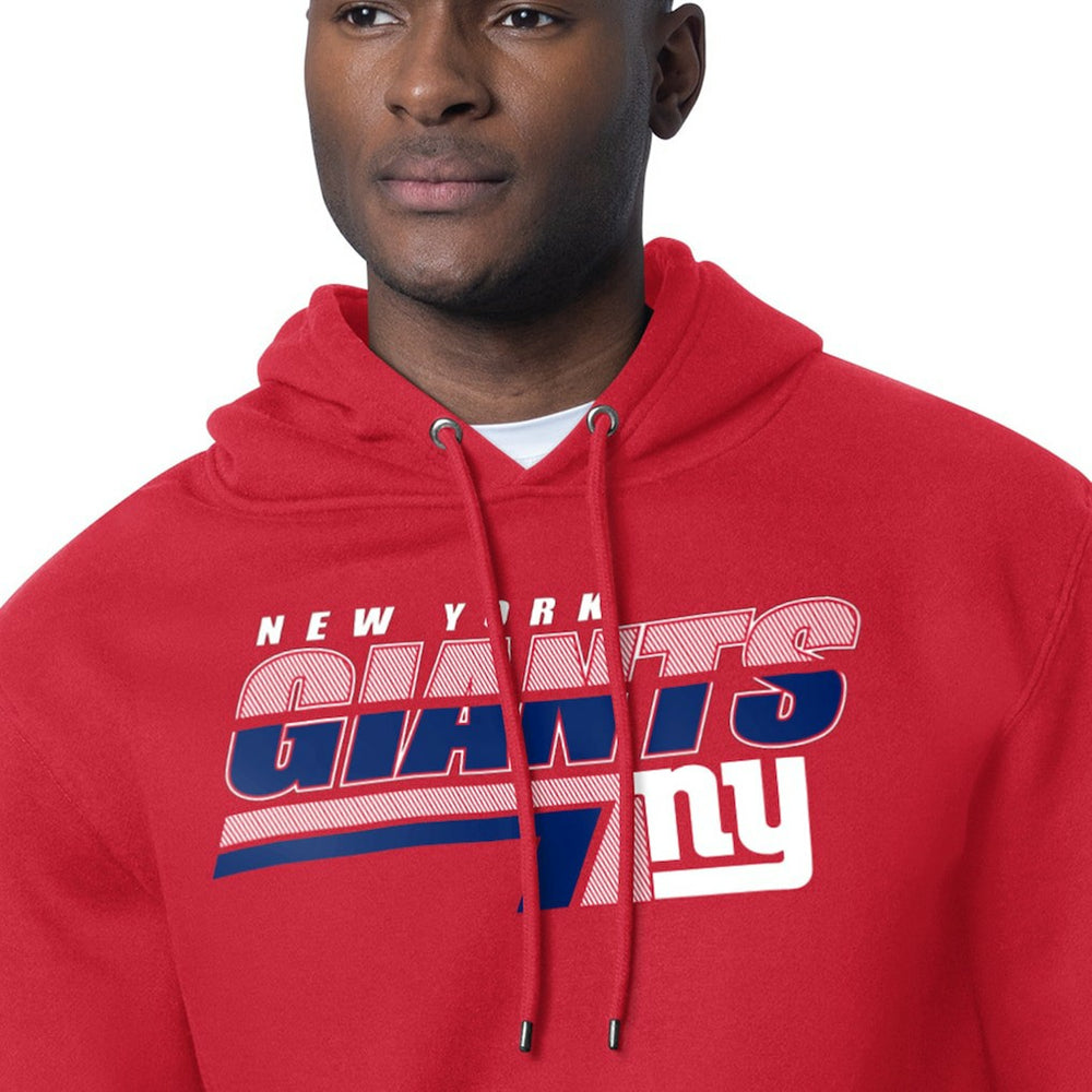 New York Giants  Starter Logo Push Graphic Hoodie