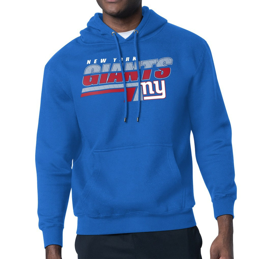 New York Giants  Starter Logo Push Graphic Hoodie