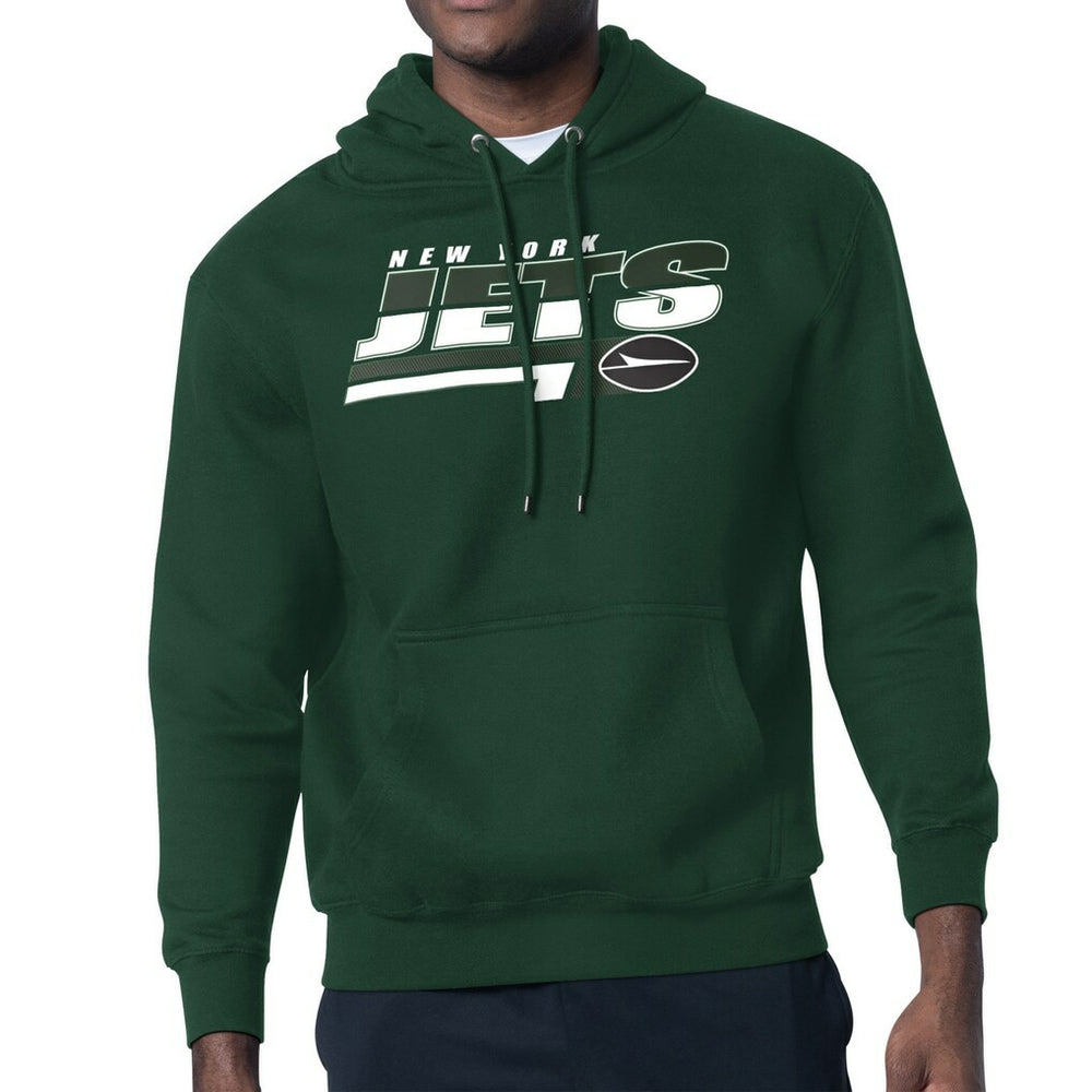 New York Jets  Starter Logo Push Graphic Hoodie