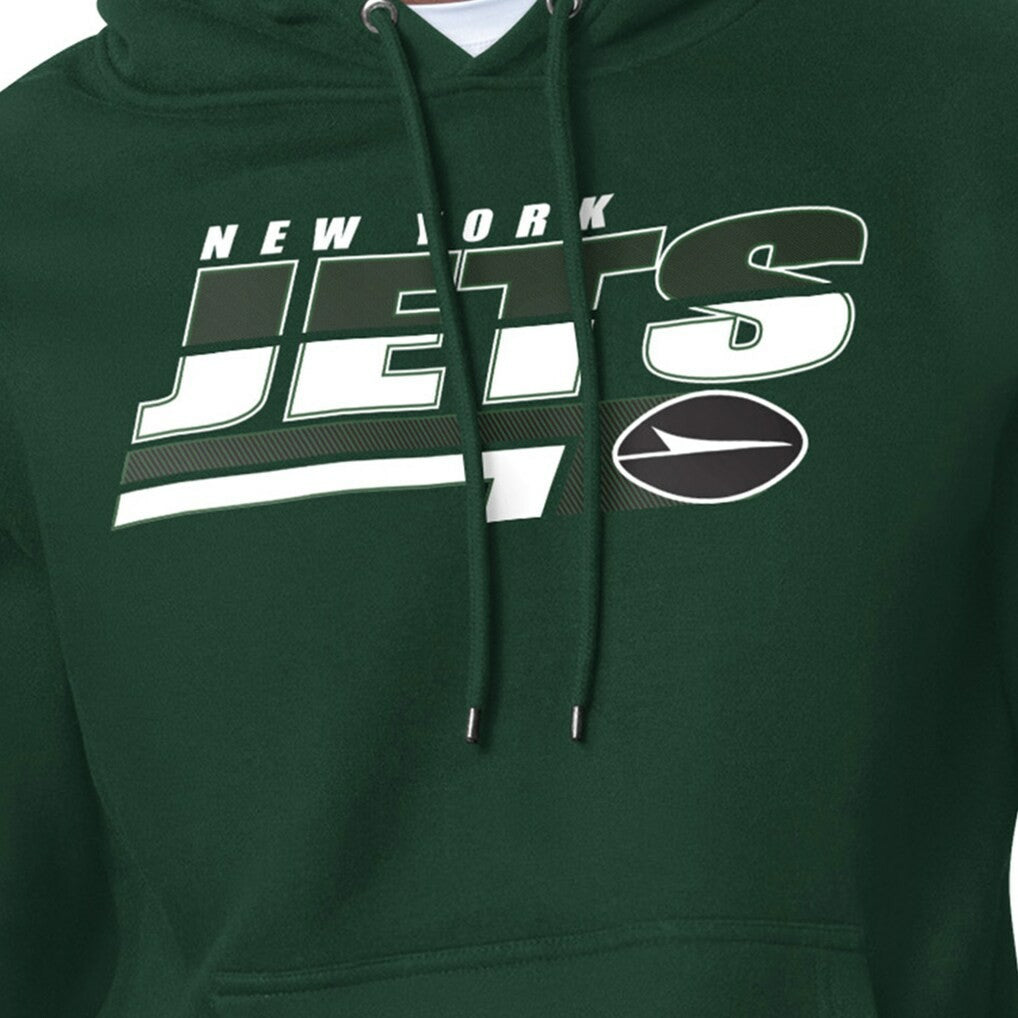 New York Jets  Starter Logo Push Graphic Hoodie