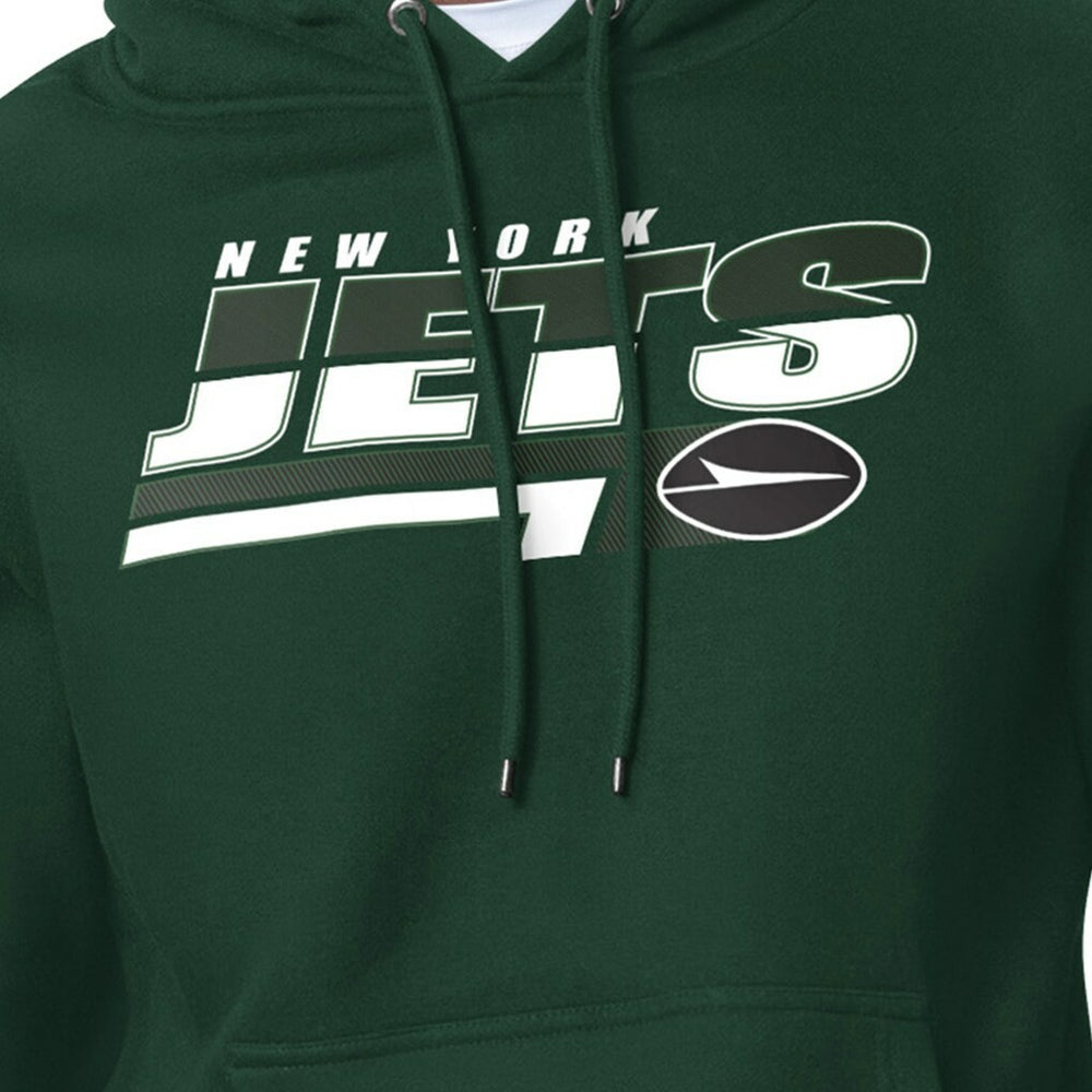 New York Jets  Starter Logo Push Graphic Hoodie