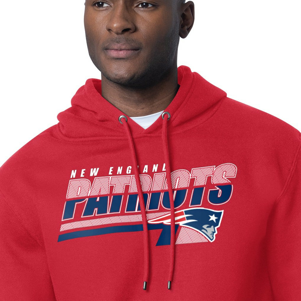 New England Patriots  Starter Logo Push Graphic Hoodie