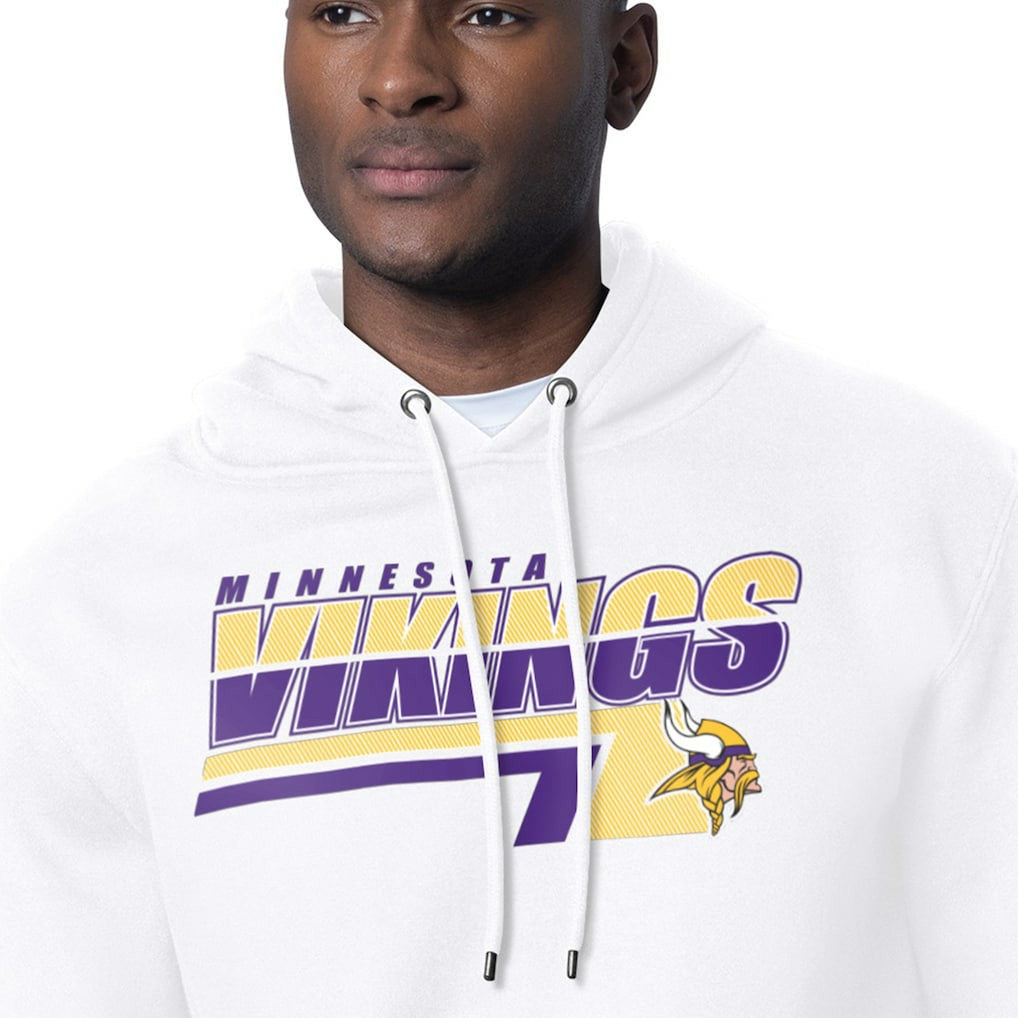 Minnesota Vikings  Starter Logo Push Graphic Hoodie