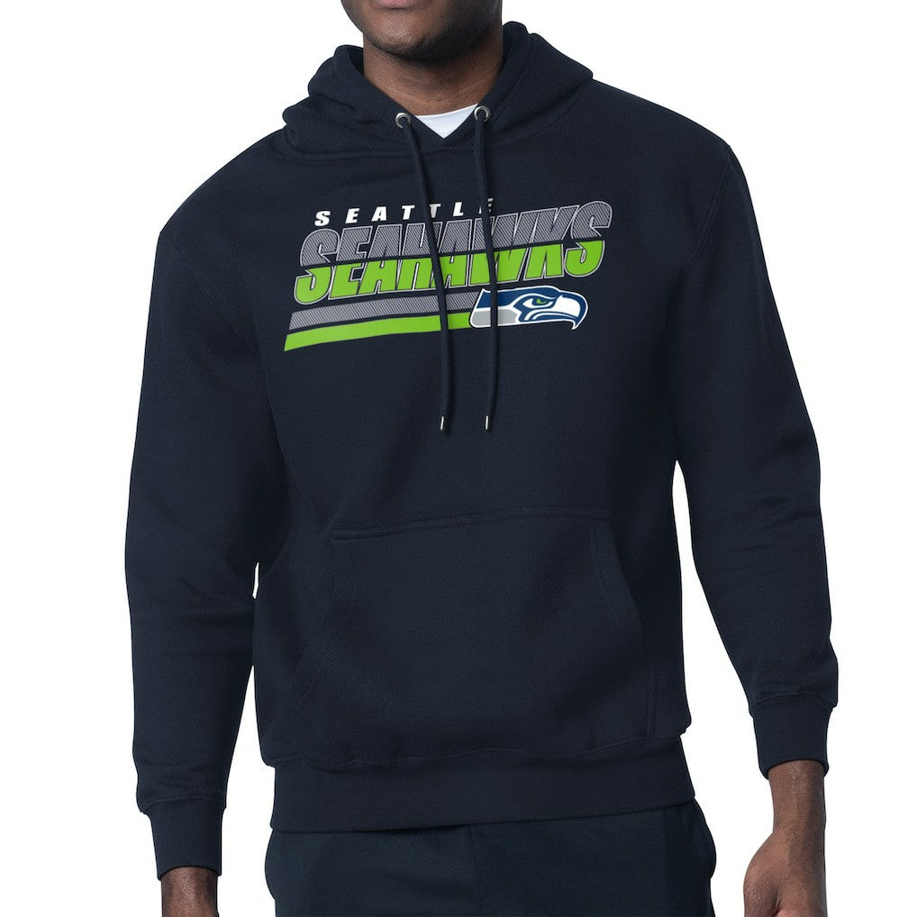 Seattle Seahawks  Starter Logo Push Graphic Hoodie