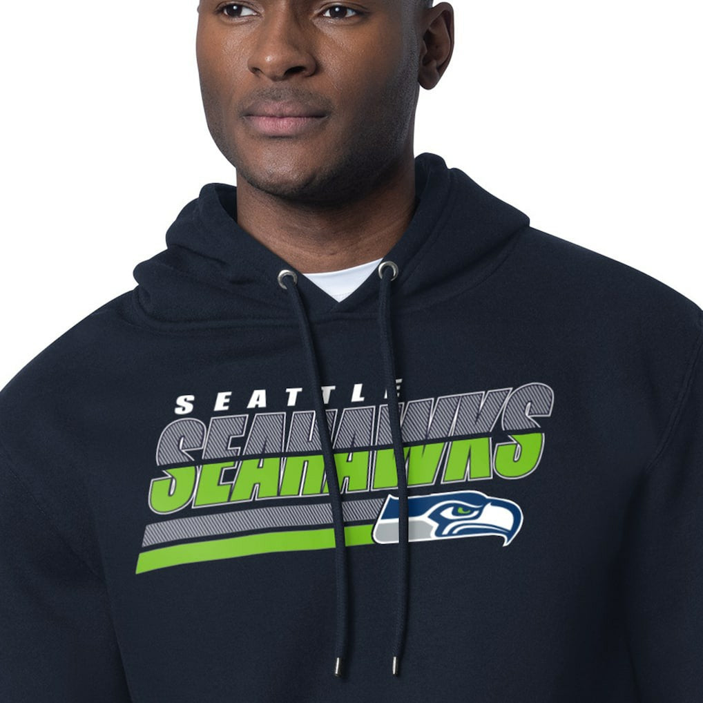 Seattle Seahawks  Starter Logo Push Graphic Hoodie