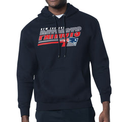 New England Patriots  Starter Logo Push Graphic Hoodie