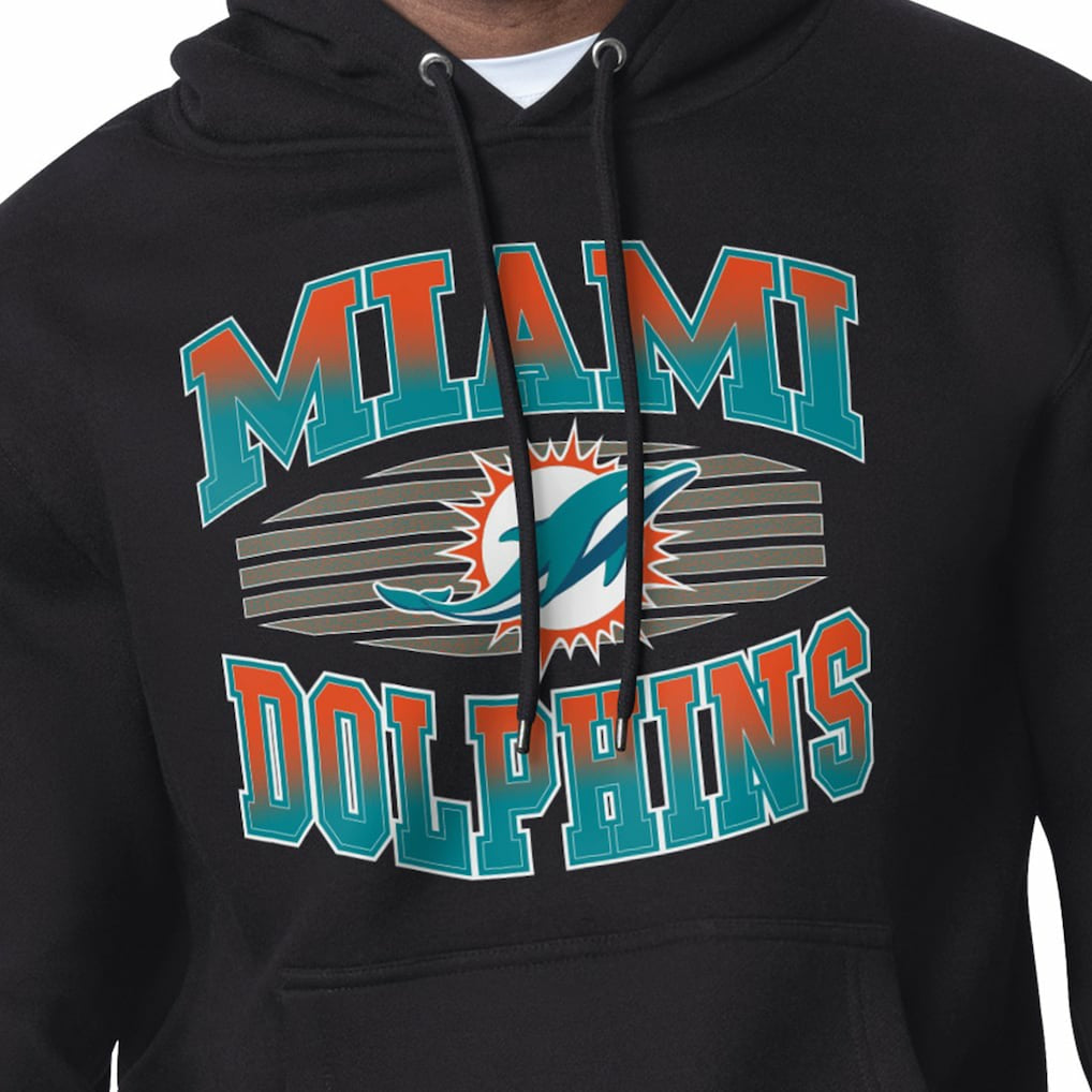 Miami Dolphins  Starter Team Grit Graphic Hoodie