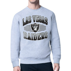 Las Vegas Raiders  Starter Team Grit Graphic Fleece Pullover Sweatshirt