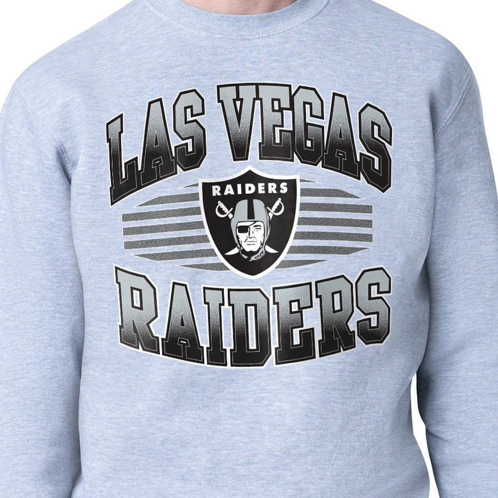 Las Vegas Raiders  Starter Team Grit Graphic Fleece Pullover Sweatshirt