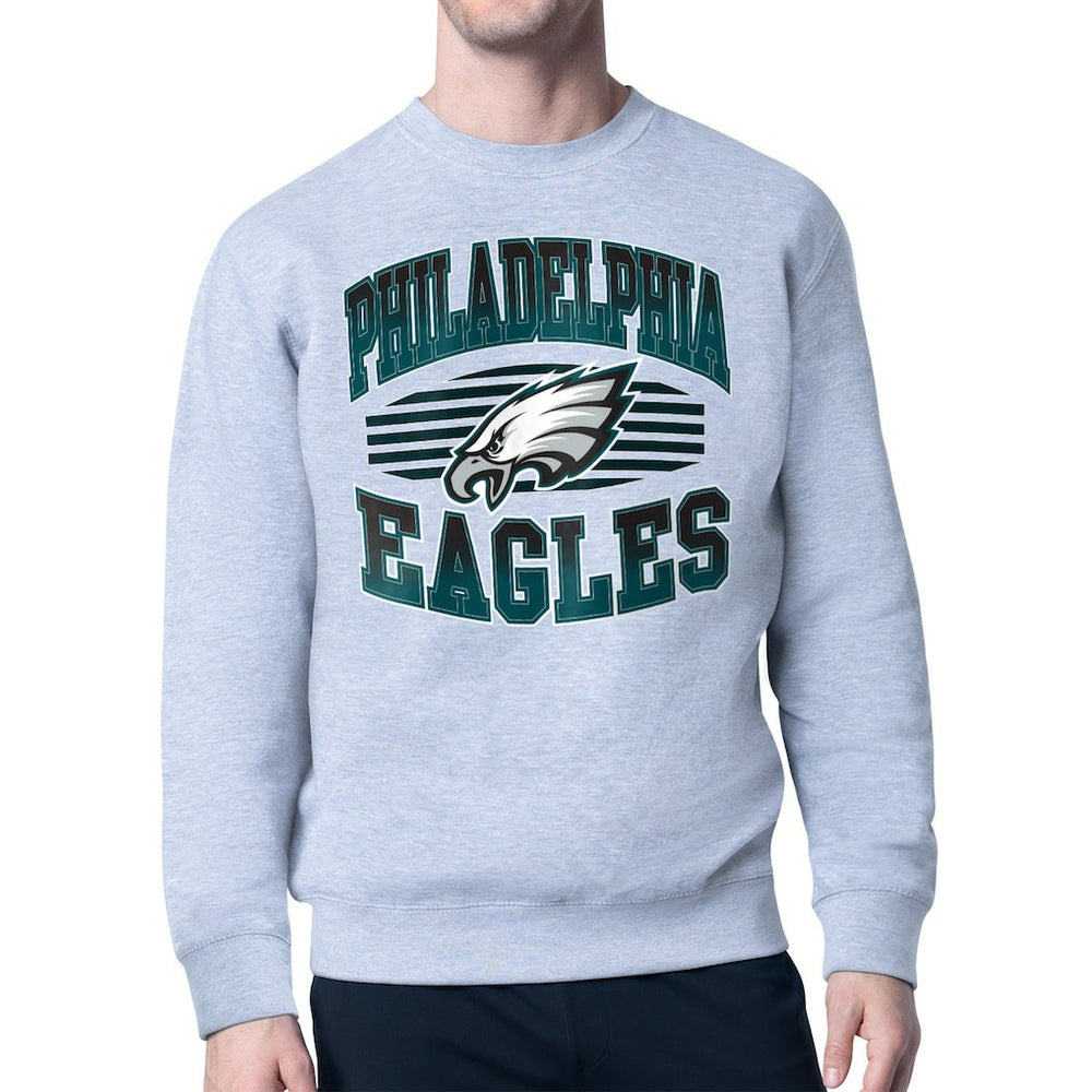 Philadelphia Eagles  Starter Team Grit Graphic Fleece Pullover Sweatshirt