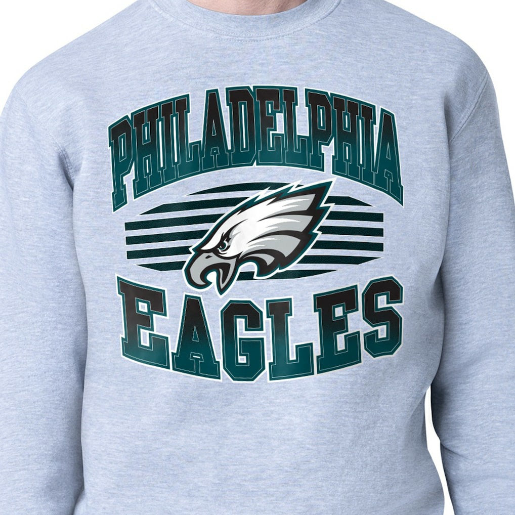 Philadelphia Eagles  Starter Team Grit Graphic Fleece Pullover Sweatshirt