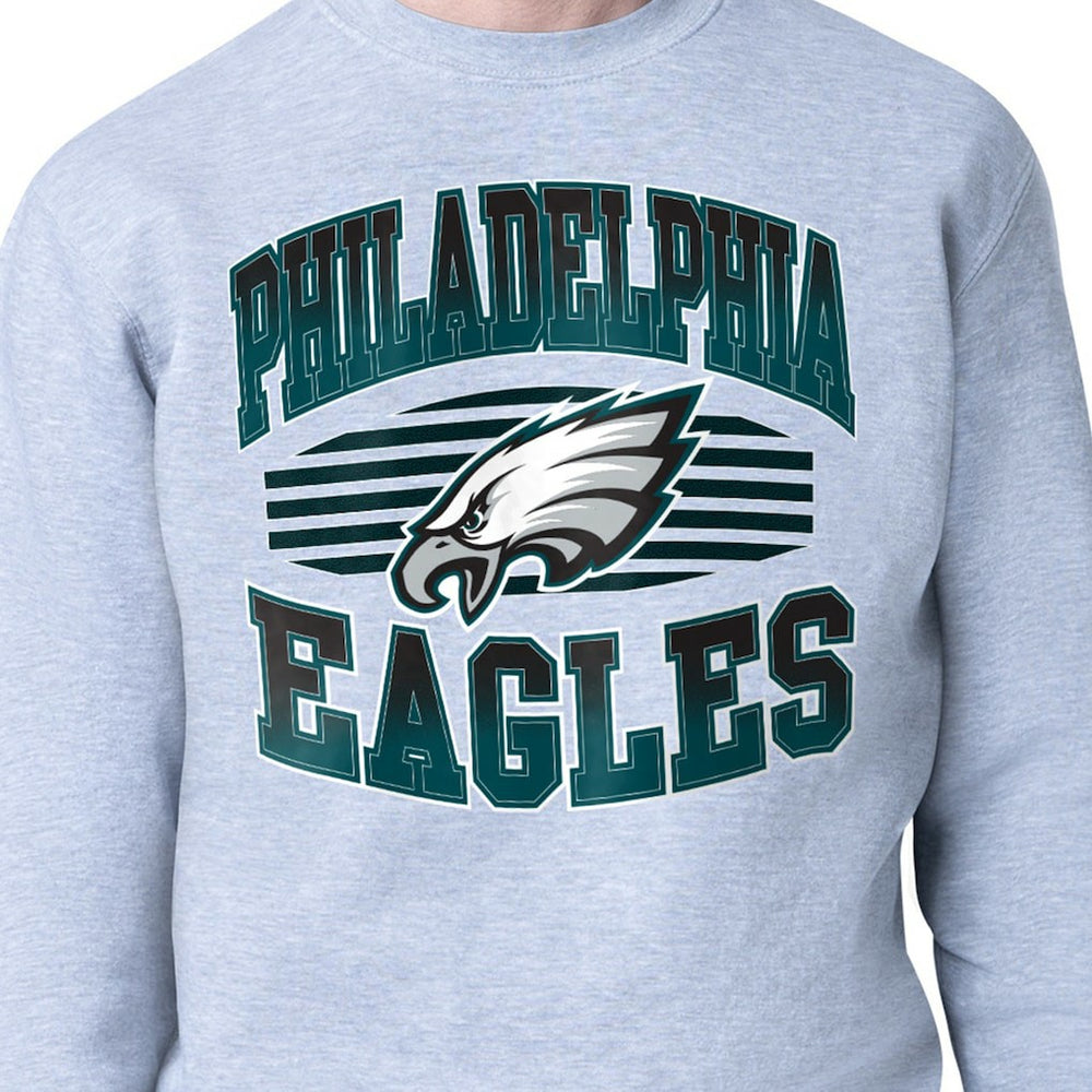 Philadelphia Eagles  Starter Team Grit Graphic Fleece Pullover Sweatshirt