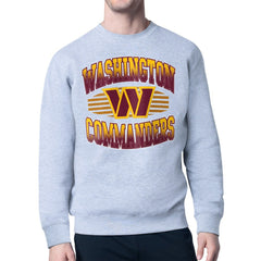 Washington Commanders  Starter Team Grit Graphic Fleece Pullover Sweatshirt