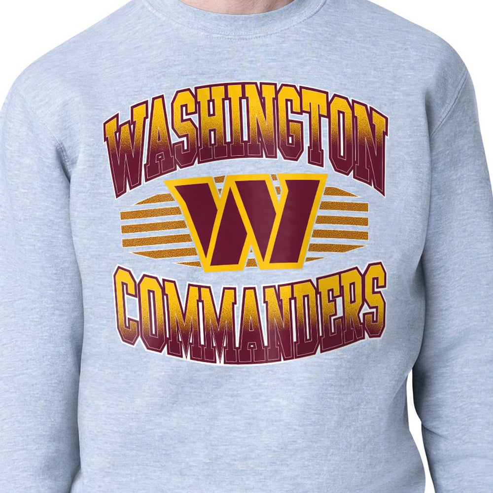 Washington Commanders  Starter Team Grit Graphic Fleece Pullover Sweatshirt