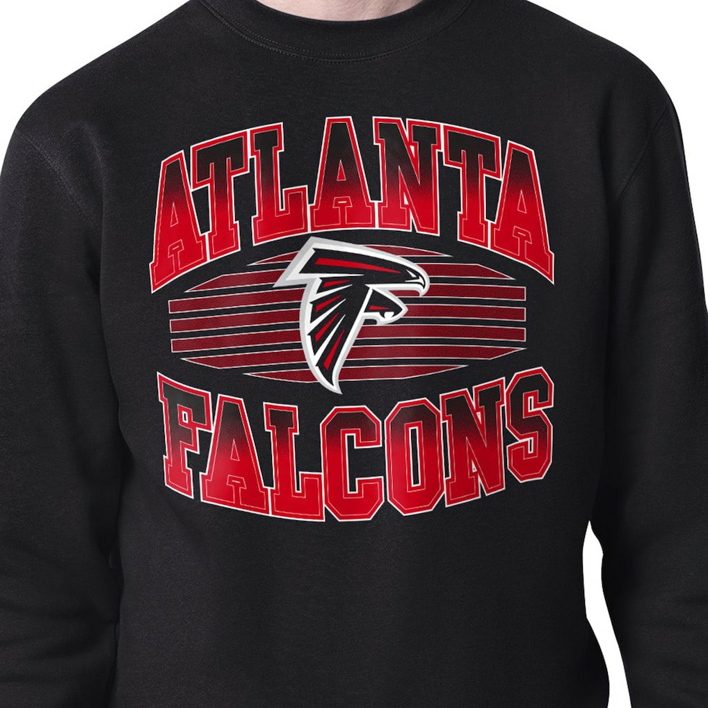 Atlanta Falcons  Starter Team Grit Graphic Fleece Pullover Sweatshirt