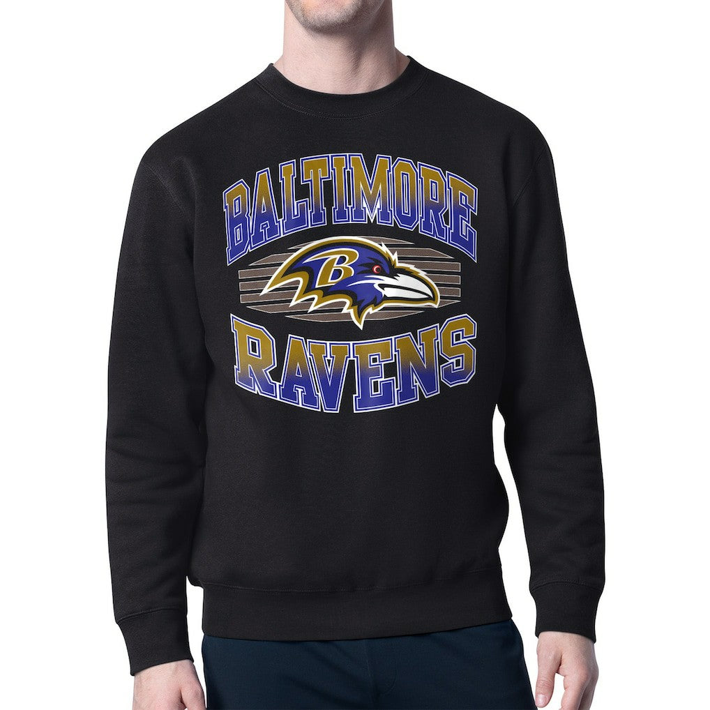 Baltimore Ravens  Starter Team Grit Graphic Fleece Pullover Sweatshirt