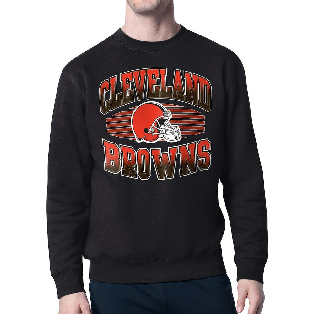 Cleveland Browns  Starter Team Grit Graphic Fleece Pullover Sweatshirt