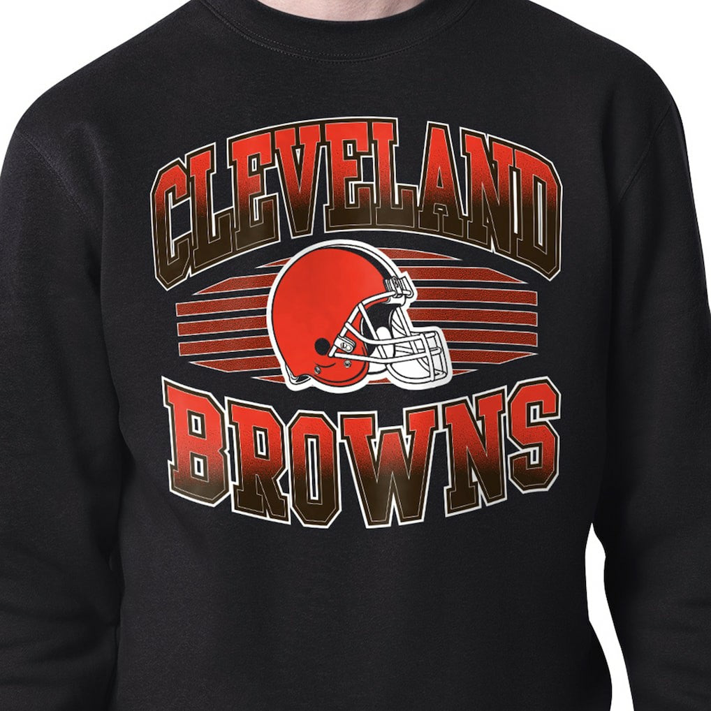 Cleveland Browns  Starter Team Grit Graphic Fleece Pullover Sweatshirt